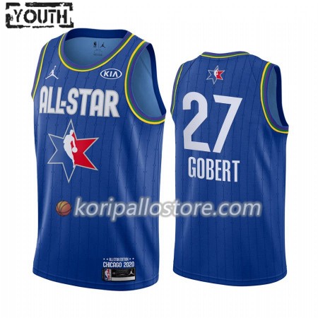Utah Jazz Rudy Gobert 27 2020 All-Star Jordan Brand Sininen Lasten Pelipaidat Swingman